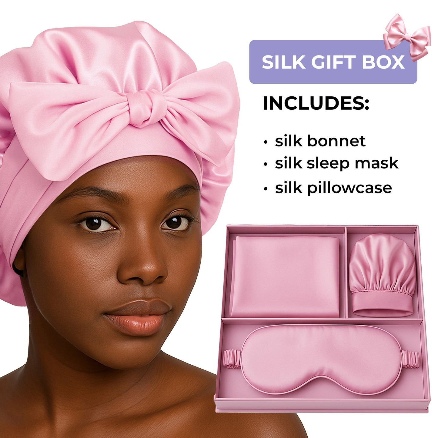 Silk Bonnet for Sleeping