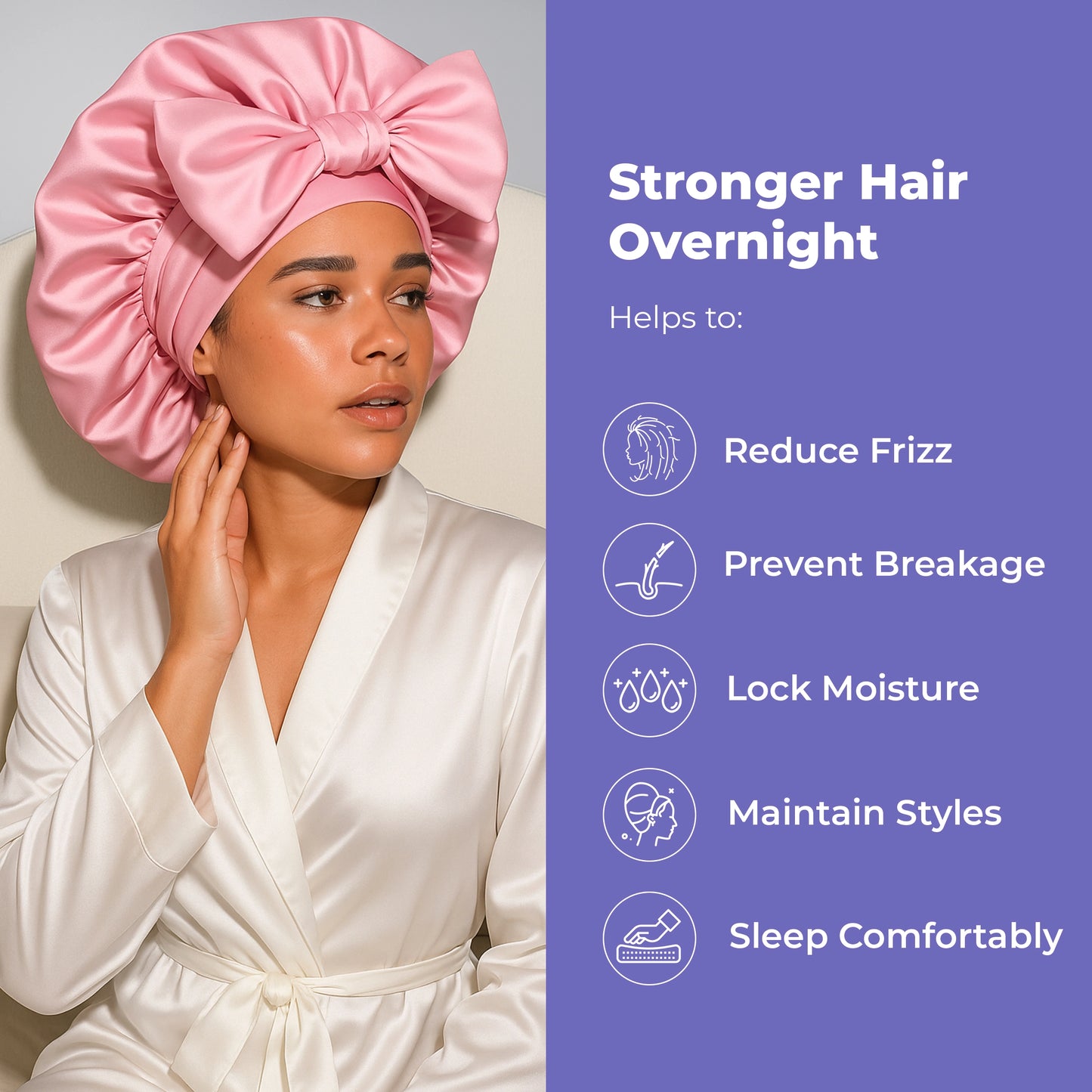 Silk Bonnet for Sleeping