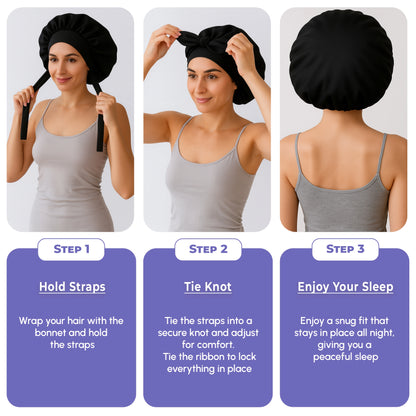 Silk Bonnet for Sleeping